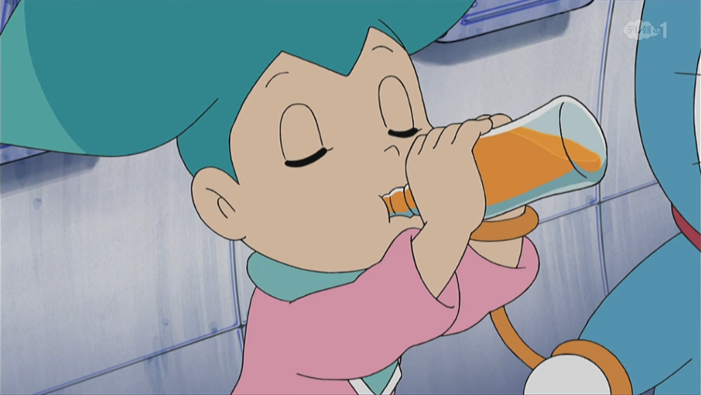 幻の清涼飲料水「ネーポン」を飲む田村ゆかりさんがかわいい。