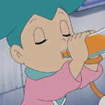 幻の清涼飲料水「ネーポン」を飲む田村ゆかりさんがかわいい。